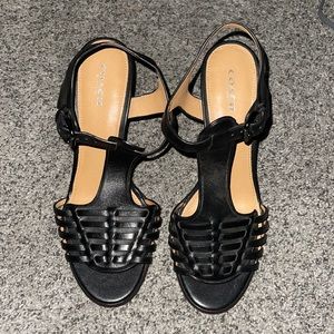 Coach black heels